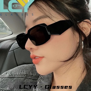 Lcyy ใหม่ แว่นตากันแดดแฟชั่น ทรงสี่เหลี่ยม สไตล์ยุโรปและอเมริกา 2186