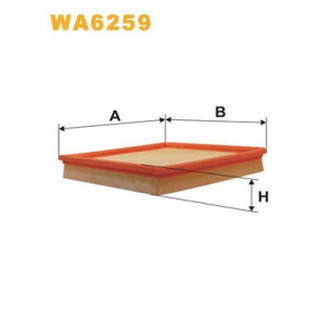 ไส้กรองอากาศ BMW serie 3 E36 BMW Serie 3 (E36), Serie Z3 Wix Filter WA6259 กรองอากาศ 8mileauto
