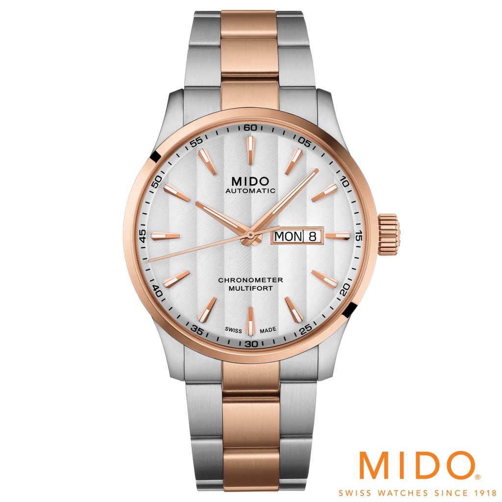 Mido รุ่น MULTIFORT CHRONOMETER¹ นาฬิกาสำหรับผู้ชาย รหัสรุ่น M038.431.22.031.00