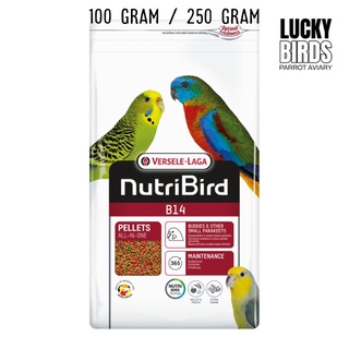 Nutribird B14 (โฉมใหม่)อาหารนก อาหารนกแก้ว อาหารนกกรงหัวจุก สำหรับนกเล็ก ขนาด 100กรัม และ 250กรัม