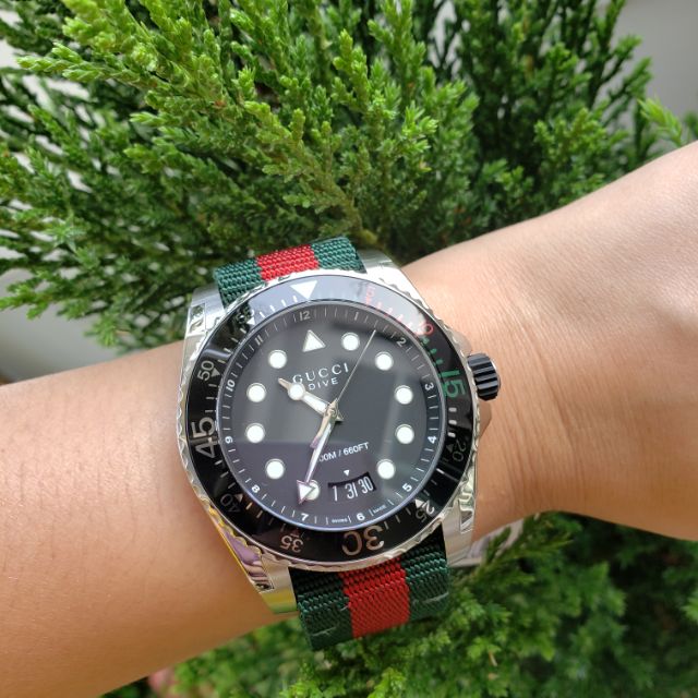 Gucci Dive watch หน้าปัด 45mm