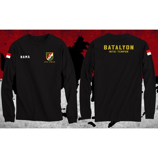 เสื้อยืดโปโล แขนยาว พิมพ์ลาย TNI AD Combat Battalion สําหรับผู้ชาย