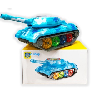 Tank รถถัง ใส่ถ่าน วิ่งได้ ชนถอย มีเสียงมีไฟ งานสวยมาก