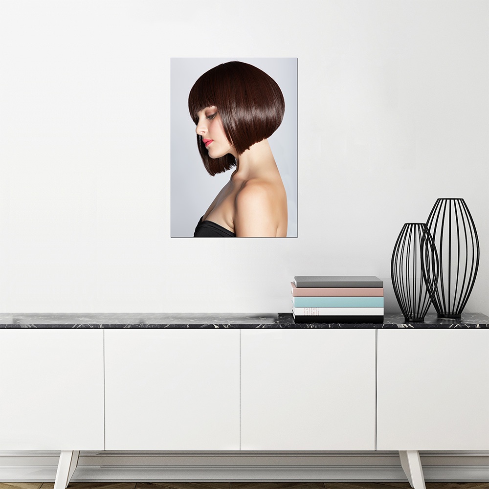 โปสเตอร์ภาพทรงผมผู้หญิง ทรงผมบ๊อบสั้น  ขนาด A3 (แนวตั้ง 200g.) P-1317 - รูปที่ 2