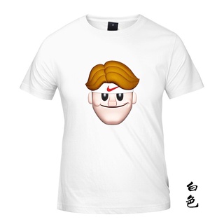 เสื้อยืดแขนสั้น ผ้าฝ้ายแท้ พิมพ์ลายอีโมจิ วัวเทนนิส Feder Roger Federer สําหรับผู้ชายS-5XL