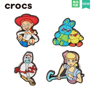 Crocs jibbitz charms Disney Story Series จี้การ์ตูน ดอกไม้ สําหรับตกแต่งรองเท้า DIY