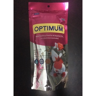 🐬อาหารปลา Optimum 100 g.