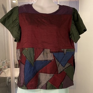 เสื้อไหมแก้ว_แต่งผ้าต่อ(อก36นิ้ว)