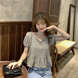 พร้อมส่ง ใหม่ เสื้อยืดแขนสั้น คอวี ผ้าชีฟอง ทรงหลวม เข้ากับทุกการแต่งกาย สไตล์เกาหลี สําหรับผู้หญิง JL-TX-138 2022