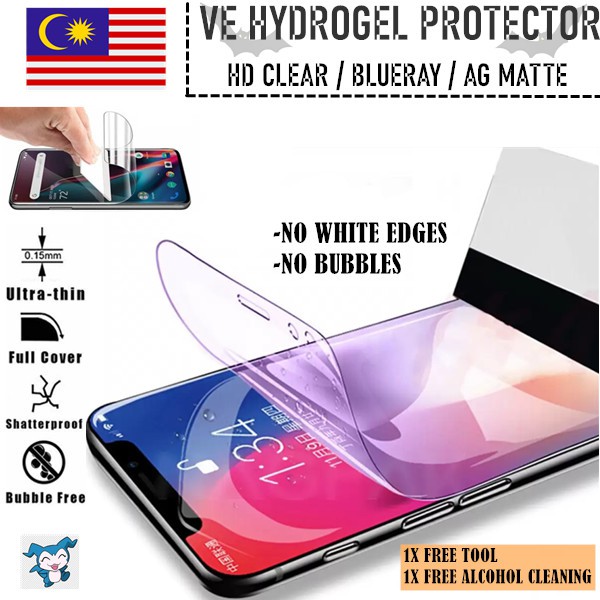 Meizu C9 / C9 Pro / E2 / E3 / U10 / U20 / V8 / V8 Pro / X8 / Zero Hydrogel Soft Screen Protector Pel