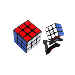 Rubik7Day รูบิค 3X3 ขอบดำ รุ่นสติ๊กเกอร์ ของเล่นเด็กเสริมพัฒนาการ แถมสูตร