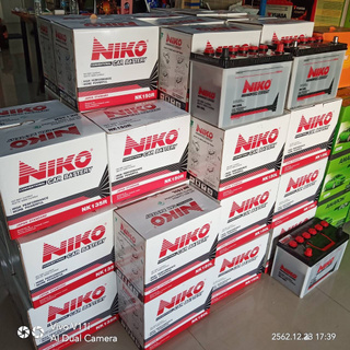 (รุ่นปรับแผ่นธาตุ)​แบตเตอรี่ยี่ห้อNiko รุ่น135R=70 แอมป์  มาตราฐานญี่ปุ่น ราคาถูก ยังไม่เติมน้ำกรดจากโรงงานต้องหาเติม