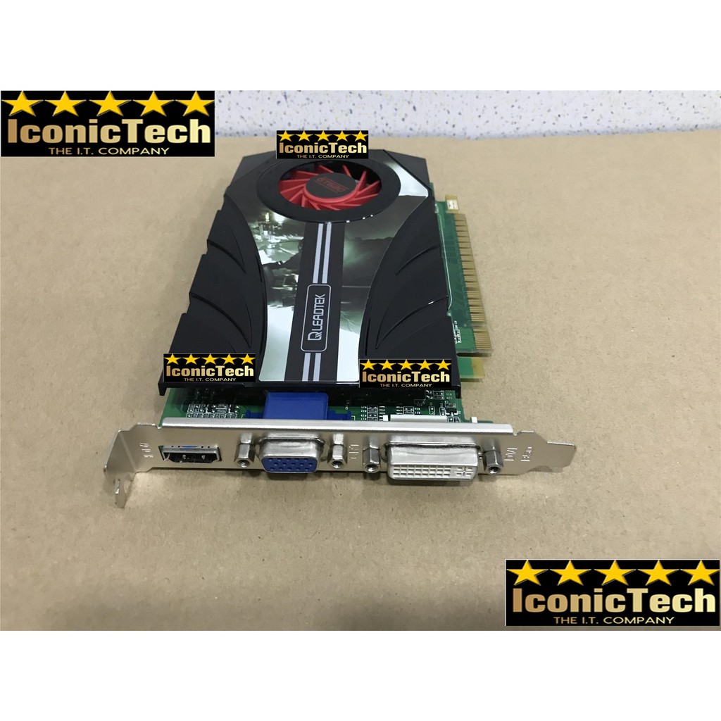 Leadtek GT620 2GB GT620-2GB GT6301GB GT630-2GB GT640-2GB 128 บิต Nvidia Geforce PCI Express 2.0 กราฟ