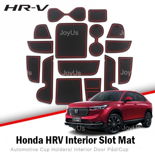 Honda HRV HR-V แผ่นรองช่องภายในแผ่นยางสล็อต