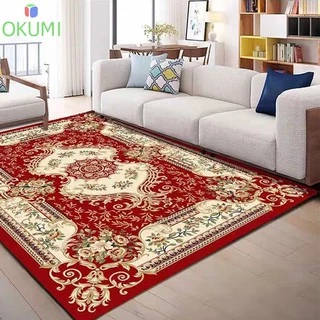 OKUMI_SHOP พรมปูพื้น ขนาด 120x160 ซม พรมปูพื้นห้องนั่งเล่น carpet พรมตกแต่งบ้าน(สุ่มลาย)