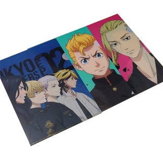 A4 แฟ้มสอด แฟ้มใส แฟ้มเอกสาร Tokyo Revengers Anime Pattern Storage File Folder PVC Office Paper Document Holder L Shape Document Bag kids stationery gift Sano Manjirou Hanagaki Takemichi Ryuguji Ken Baji Keisuke Matsuno Chifuyu