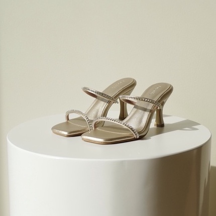 ELLIS crystal : heels รองเท้าส้นสูง 3" ประดับคริสตัล (มีไซส์ 34-42)