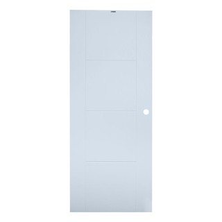 External door UPVC DOOR PARAZZO PUV10 80X200CM WHITE Door frame Door window ประตูภายนอก ประตูภายนอกUPVC PARAZZO PUV10 80