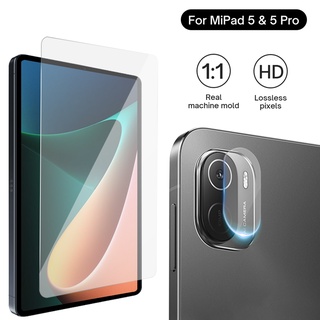 ฟิล์มกระจกนิรภัยกันรอยหน้าจอ 9H และฟิล์มเลนส์ สําหรับ Xiaomi Pad 5 Glass Protector Mi Pad 5 Pro Film Bubble Free ฟิล์มป้องกัน