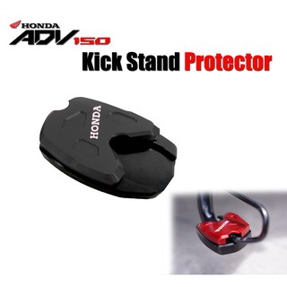 HONDA ADV 150 ADV150 ตีนเป็ด แผ่นรองขาตั้ง Logo HONDA Side Stand Extension Pad Kick Stand Extra Pad สำหรับ Scooter