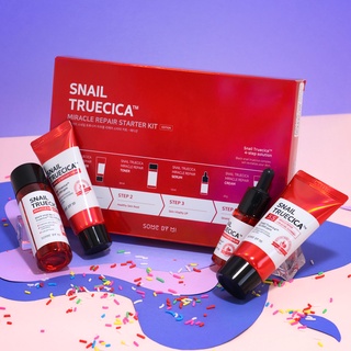 Snail Truecica Miracle Repair Starter Kit  เซ็ตรักษาหลุมสิว