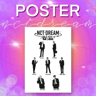 🕹poster Glitch mode🕹 โปสเตอร์ A4 nct dream