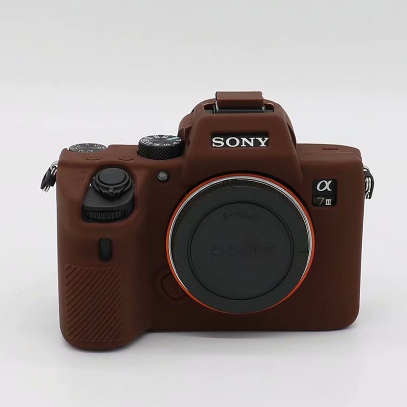 เคสกล้องซิลิโคนอ่อนนุ่มฝาครอบกระเป๋ายางสําหรับ Sony A7R3 A7III A7RIII A7Mark III