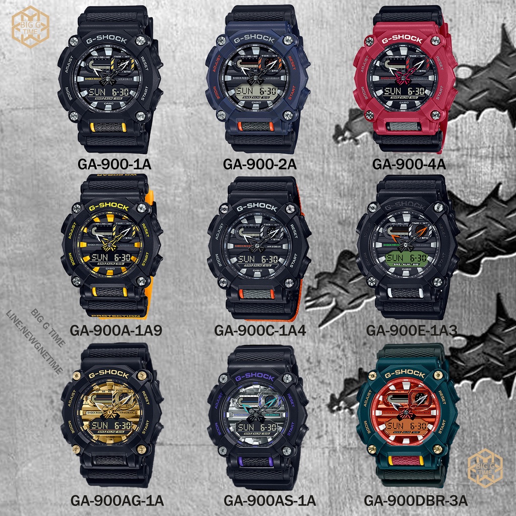 นาฬิกา Casio G-Shock GA-900 Sereis ของแท้ รุ่น GA-900-1A/GA-900-2A/GA-900-4A/GA-900A-1A9/GA-900C-1A4