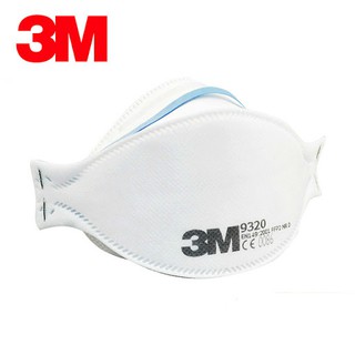 3เอ็ม หน้ากากป้องกันฝุ่นแบบพับได้ รุ่น 9320A+ FFP2 (1 ชิ้น) 3M Aura™ 9320A+ Ffp2 Respirator 1pc.