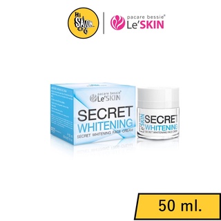 Le SKIN Pacare Bessie Secret Whitening Face Cream เลอสกิน ไวท์เทนนิ่ง 50มล. ( สีฟ้าตัดฝา )