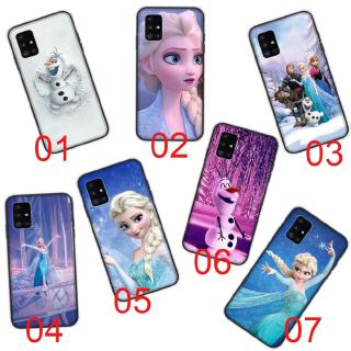 เคสโทรศัพท์มือถือแบบนิ่ม ลาย Frozen สีดํา สําหรับ Samsung Galaxy A30S Quantum A20S A70S 2 A50S A50 A20 A82 A30 A70