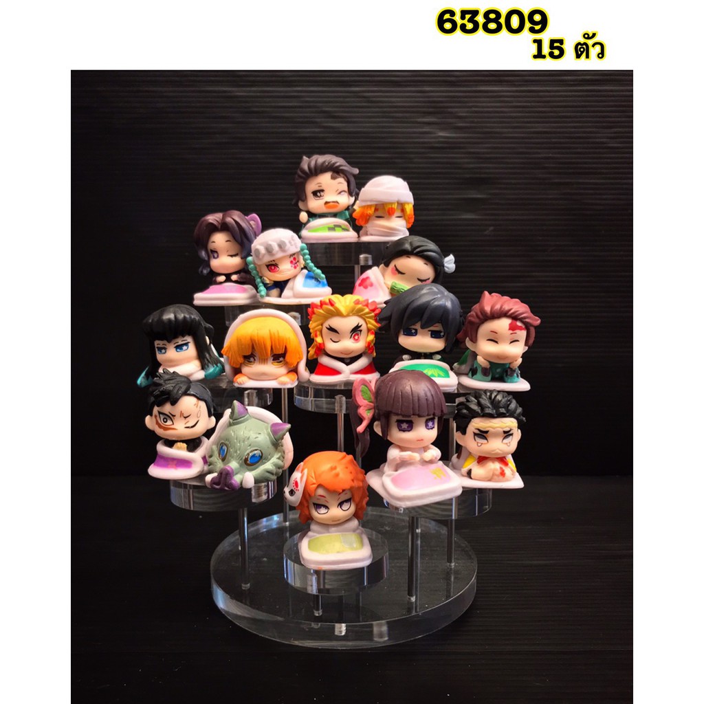 (กรอกโค้ด JULY77 ส่วนลด 40% min 0 max 80) โมเดลดาบพิฆาตอสูร เชต 15 ตัว