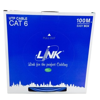 CAT6 UTP Cable (100m/Box) LINK (US-9106A-1)