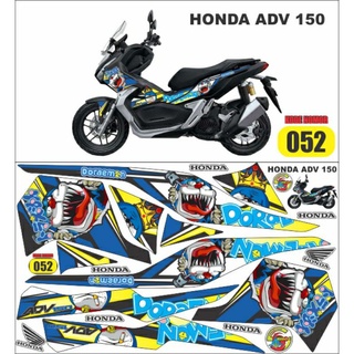 สติกเกอร์ ลายโดราเอมอน สําหรับติดตกแต่งรถยนต์ honda adv 150 adv 150