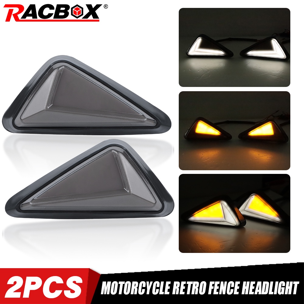 In StockLED Motorcycle Turning Signals Light Triangle Flush Mount ...