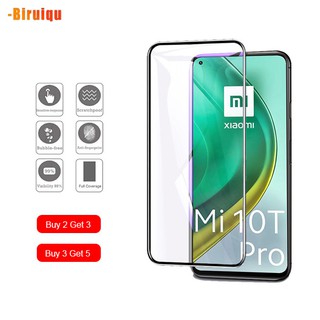 ฟิล์มกันรอยหน้าจอแบบเต็มจอสําหรับ Xiaomi Mi 10T 10T Pro 10t Lite Temepred