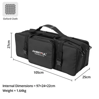 Ambitful กระเป๋าใส่ขาตั้งกล้อง ไฟแฟลชสตูดิโอ แบบพกพา สําหรับถ่ายภาพสตูดิโอ