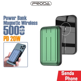 PRODA รุ่น PD-T109 พาวเวอร์แบงค์ ที่ชาร์จแม่เหล็ก ความจุ5000mAh แบตสำรอง ชาร์จเร็ว 20W ชาร์จไร้สาย