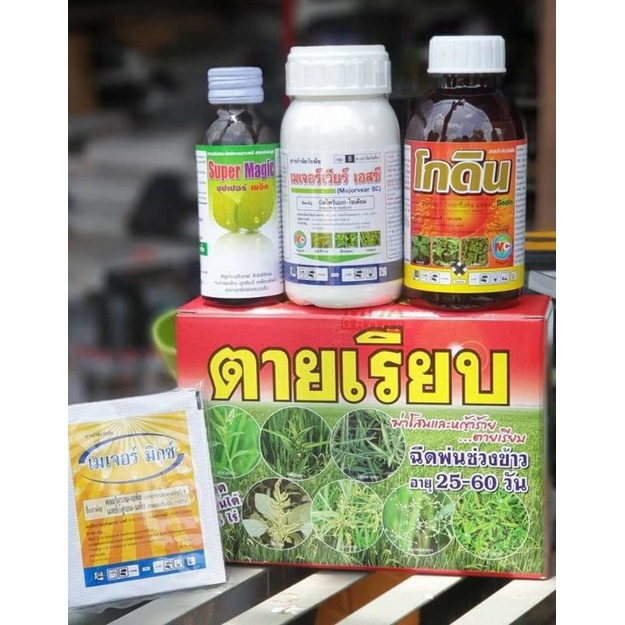 ตายเรียบ ยาฆ่าหญ้าในนาข้าว รัวข้าว ขายดีอันดับ1 ต้นตำหรับยาฆ่าหญ้าในนาข้าว
