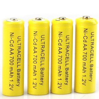 ProudNada Toys ถ่านชาร์จ AA 1.2V 700mAh แพ็ค 4 ก้อน