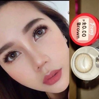 ส่งด่วนทุกวัน‼️คอนแทคเลนส์ Pony Brown - Pitchy Lens / Pretty Doll ขนาดบิ๊กอาย