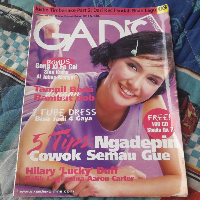 GIRLS MAJALAH NO.03, EDITION 27 JANUARY - 5 FEBRUARY 2004