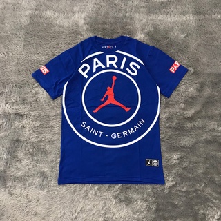 เสื้อยืดพรีเมี่ยม พิมพ์ลาย Jordan x Paris Saint Germain PSG