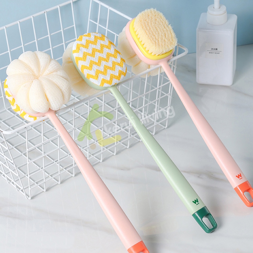 mumuso แปรงขัดผิว แปรงอาบน้ำ จัดส่งจากประเทศไทย ผิวสัมผัสนุ่ม ไม่ทำให้ระคายเคืองผิวหนังสะดวกต่อการใช้งาน - รูปที่ 7