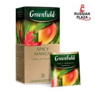 ชาอู่หลง Greenfield Spicy Mango ขนาดบรรจุ 25 ซอง / Чай оолонг Greenfield Spicy Mango 25пак