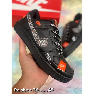 รองเท้าผ้าใบNike Air Force1 Just Do It รองเท้าผ้าใบผู้ชาย รองเท้าผ้าใบผู้หญิง รองเท้าผู้ชาย  รองเท้าไนกี้ Shoeholic