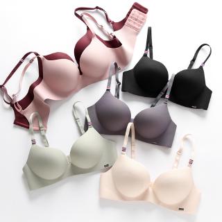 พร้อมส่ง6สี🔥เสื้อในไร้ขอบไร้โครง ฟองน้ำนิ่มๆ Push Up Bra