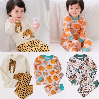 #ชุดนอนเด็ก pattern pyjamas set ผ้านิ่มได้เวลาหาชุดนอนนิ่มๆ ใส่สบายๆ #ชุดนอน