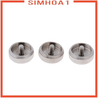 [SIMHOA1] Baritone Trumpet Valve Finger Buttons Repair Parts Set 3 Brass Instrumental