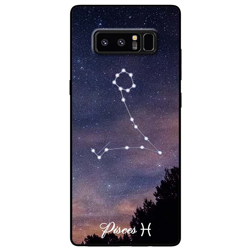 เคสสําหรับ Samsung Note 8 - Note 9 - Note 10 - Note 10 Plus - Note 20 - Note 20 Ultra - Zodiac Sign 